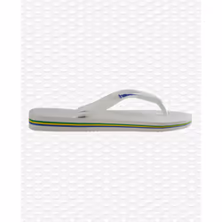 Havaianas Brasil Logo Femelle 35 - 36 Blanc