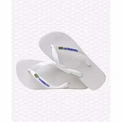 Havaianas Brasil Logo Femelle 37 - 38 Blanc - Vue supplémentaire 4