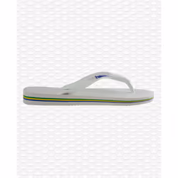 Havaianas Brasil Logo Femelle 39 - 40 Blanc