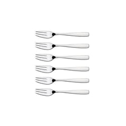 Fourchettes à gâteau en inox - TRAMONTINA - Essentials - Lot de 6 - 2mm