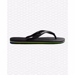 Havaianas Brasil Logo Femelle 35 - 36 Noir
