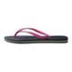HAVAIANAS Sandales Slim Brasil Logo - Femme - Marine et rose