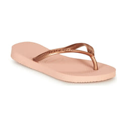 Tongs slim - HAVAIANAS - Sand Grey/Light Golden - Dessus synthétique - Confortables et résistantes