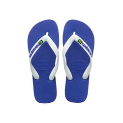 Havaianas Brasil Logo Femelle 41 - 42 Bleu