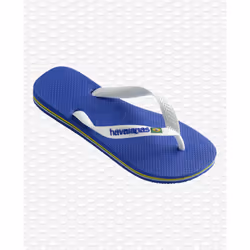 Havaianas Brasil Logo Femelle 41 - 42 Bleu