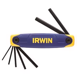 IRWIN T10767, Clés torx pliables, T10, T15, T20, T25, T27, T30, T40, T9, Noir, Bleu, Jaune, Sulfate de chondroïtine, Plastiqu ...