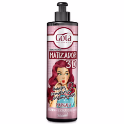 Gota Dourada Matting 3D, Bourgogne, Marsala, 300 ml, unisexe, Tous types de cheveux, Bouteille