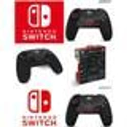 Manette de jeu - BT PRO GAMING - Nintendo Switch - Bluetooth - Noir - Ultra-précise