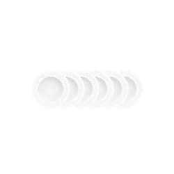 Assiettes creuses - TRAMONTINA - Ingrid - 23cm - 6pcs - Porcelaine blanche