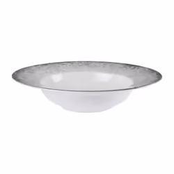Assiette à pâte - TRAMONTINA - Camila - Porcelaine - 27 cm - Blanc
