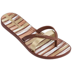 Tongs Ipanema Kirei Silk IV Fem Marron-Doré - Femme/Adulte