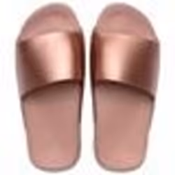 Claquettes Havaianas Slide Classic Metallic - crocus rose