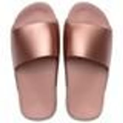 Claquettes Havaianas Slide Classic Metallic - crocus rose