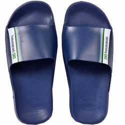 Tongs - HAVAIANAS - Slide Brasil - Caoutchouc - Bleu - Confortables