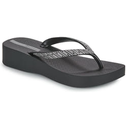 Tongs compensées femme - Ipanema Mesh VIII - Noir/Gris - Confort exceptionnel