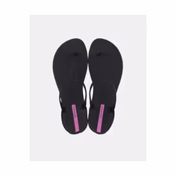 Sandales pour femme - IPANEMA - Noir - Basse - Plat - Synthétique