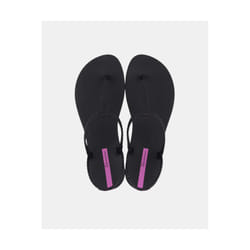 Sandales pour femme - IPANEMA - Noir - Basse - Plat - Synthétique