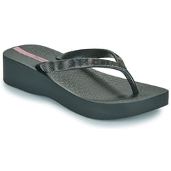 Tong à Enfiler - Ipanema - Mesh X Plat - Noir - Lilac - Femme - Confort Exceptionnel