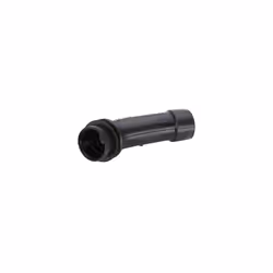 Durite résistance pompe pour Lave-vaisselle Beko - 1761620100. Diamètre extérieur des raccords: 35 x 37 mm.