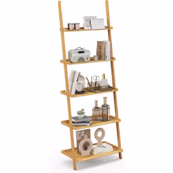 À propos de cet article 【Étagère à 5 niveaux pour le rangement :】La bibliothèque en forme d’échelle comporte 5 niveaux au tot ...