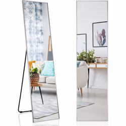 【 Miroir pleine longueur haute définition : 】 le miroir haute définition peut vous donner un reflet clair comme réaliste. Il  ...
