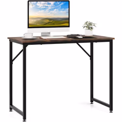 Caractéristiques : Grand bureau pour ordinateur portable, livres et bien plus encore Suffisamment d'espace sous le bureau pou ...