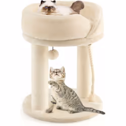 Attributs : Le paradis du divertissement pour chats : Cet arbre à chaton est livré avec une boule de fourrure et une corde en ...