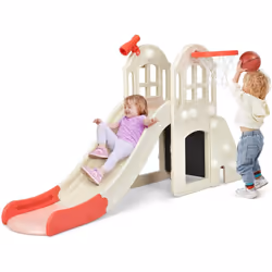 Description : Notre ensemble de toboggans multifonctionnel avec uneapparence attrayante est un cadeau parfait pour vos enfant ...
