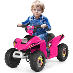 Costway - Quad avec Batterie 6V pour Enfant, Quad Électrique avec Marche Avant/Arrière, Fonctionnement Sécurisé et Vitesse Max de 4,5 km/h, Cadeau
