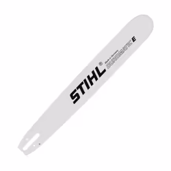 Guide STIHL: 30020009215 Guide: 43 cm Pas: 0,404' Jauge: 1,6Guide-chaîne d'origine STIHL portant la référence de la marque :  ...