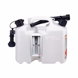 Description générale Le bidon combiné transparent STIHL PRO est conçu pour contenir jusqu'à 5 litres de carburant et 3 litres ...