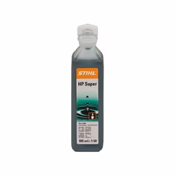 Huile 2 temps Stihl pour mélang e - 100 ml pour 5 litres de mélange. Pour tous les matèriels à moteur 2 temps, tronçonneuse,  ...