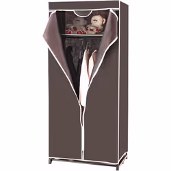 Attribus : Grande capacité de rangement - Cet armoire mesurant 75x50x170cm contient une étagère etune penderie vous pouvez po ...