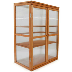 Serre en bois jardin châssis 3 étagères modèle : Printemps 76x47x110,5cm