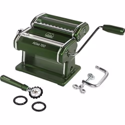 Machine à pâtes - MARCATO - Atlas 150 - Vert - 10 niveaux dépaisseur - Roue à pâtes incluse