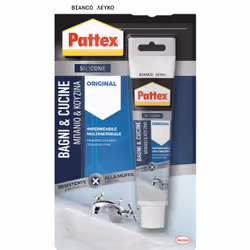 Pattex 2717828, 50 ml, Produit d'étanchéité au silicone, Adapté à une utilisation à l'intérieur, Blanc, 1 pièce(s)