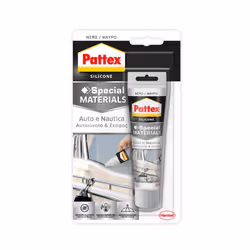 Pattex Auto e Nautica Nero 50ml, 50 ml, Produit d'étanchéité au silicone, Adapté à une utilisation à l'intérieur, Adapté à un ...