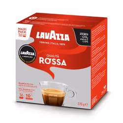 Lavazza A Modo Mio Qualita Rossa, Capsule de café, Espresso, A Modo Mio, 36 tasses, 10/13, Multicolore