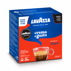 Lavazza A Modo Mio Crema e Gusto Capsule de café Café moyennement torréfié 36 pièce(s)