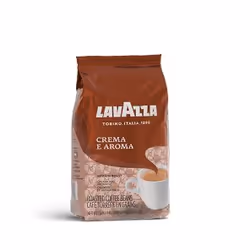 Lavazza Espresso Crema e Aroma 1000g, 1 kg, Américain, Espresso, Café moyennement torréfié, Arabica and Robusta, Italie, 1 kg