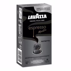 100 Capsules Aluminium RISTRETTO compatibles Nespresso® 10x10 - LAVAZZA