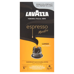 Lavazza Café: Boîte de 10 Capsules Espresso Lungo, Arôme Riche et Équilibré pour Machines à Dosettes