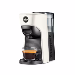 Lavazza LM 840 Tiny Eco, Cafetière à dosette, 0,6 L, Capsule de café, 1450 W, Noir, Blanc