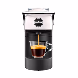 Lavazza Jolie, Cafetière à dosette, 0,6 L, Capsule de café, 1250 W, Noir, Blanc