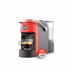 Lavazza Jolie, Cafetière à dosette, 0,6 L, Capsule de café, 1250 W, Noir, Rouge