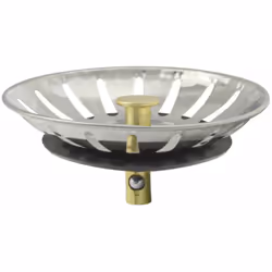 Panier filtrant en acier inoxydable Click-Clack - Diamètre du panier : Ø 8 cm. - Diamètre du caoutchouc : Ø 5,5 cm. - Diamètr ...