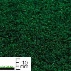 Gazon artificiel 10 mm. petites surfaces. - Hauteur d'herbe : 10 mm. - Rouleau : 1x10 mètres. - Matière : PE, polyéthylène st ...