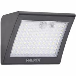 Aplique Solar Led 250 lúmenes - Medida: 105x75x120 mm. - Área de actuación: 120º - 3 metros. - Batería de 1.800 mah. - Se rec ...