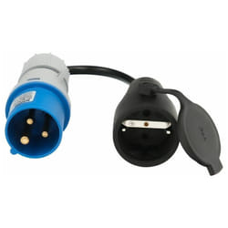 Adaptateur de base cee à base Schuko 16A/230V