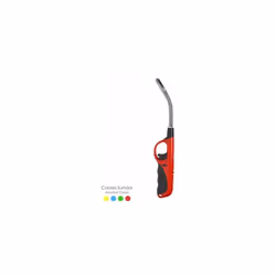 Briquet à gaz coupe-vent - Mesure : 285 mm. - Avec canule flexible. - Flamme de type chalumeau. - Protection anti-vent. - All ...